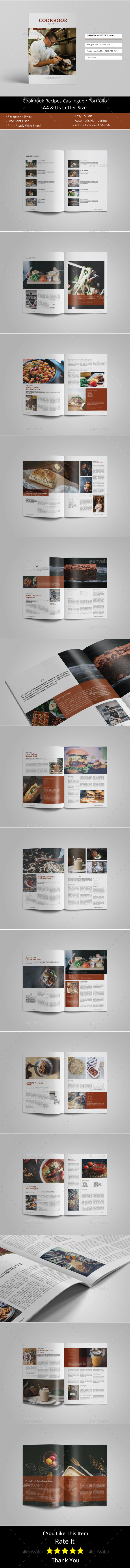 Cookbook Recipes Catalogue / Brochure - Catalogs Brochures