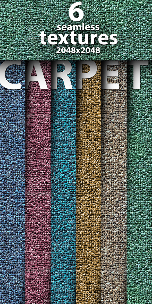 Set of Seamless Carpet Covering Textures - 3DOcean Item for Sale