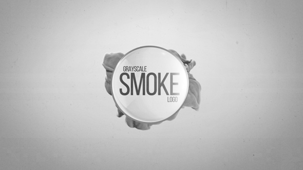 Grayscale Smoke Logo - VideoHive 19504187
