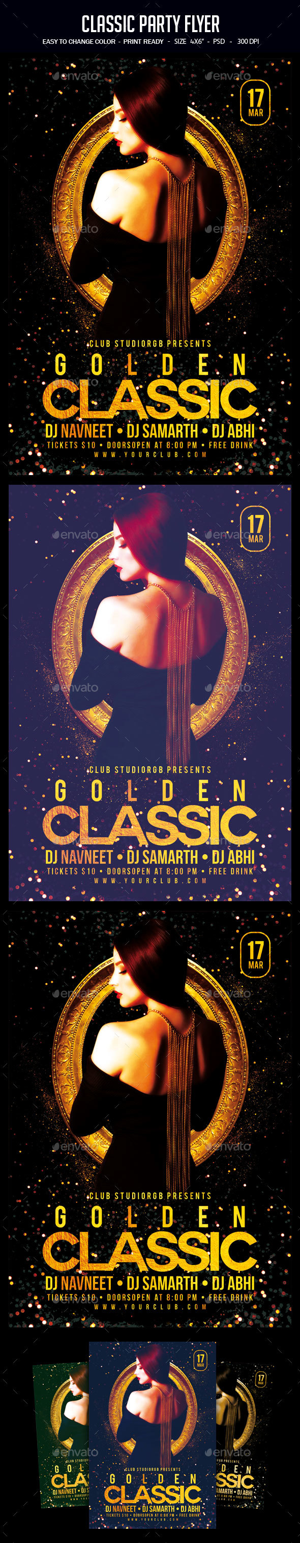 Classic Party Flyer - Clubs & Parties Events
