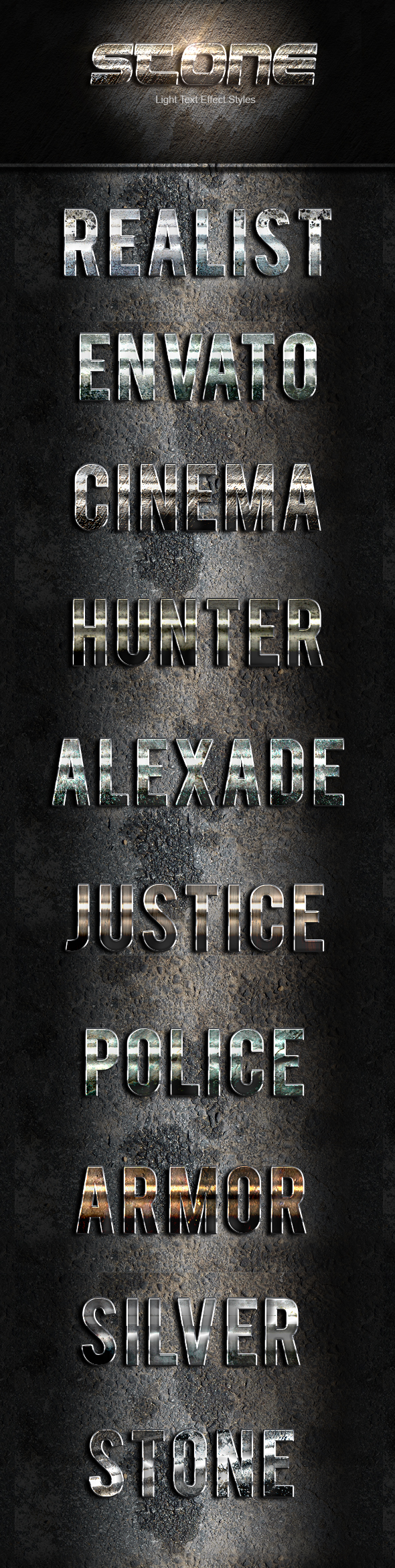 Stone Text Effect - Text Effects Styles