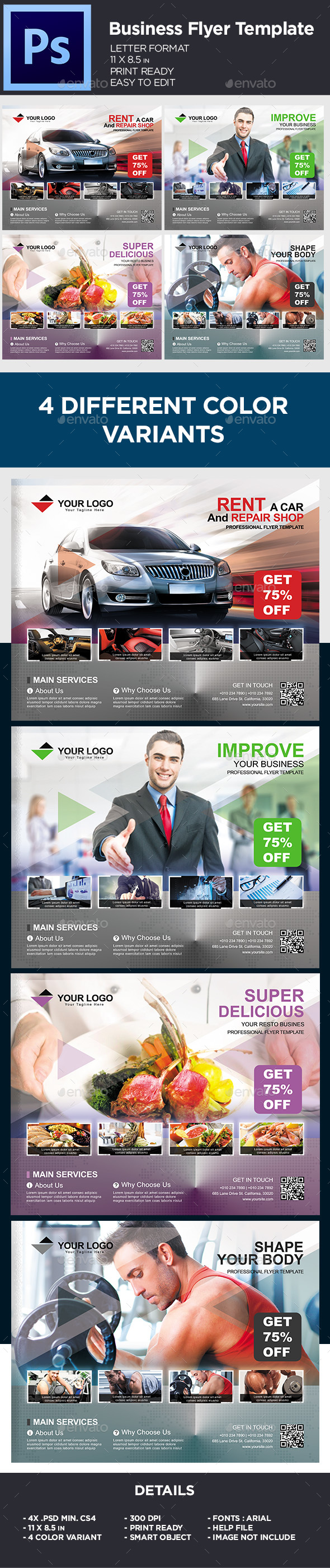 Business Flyer Template - Corporate Flyers