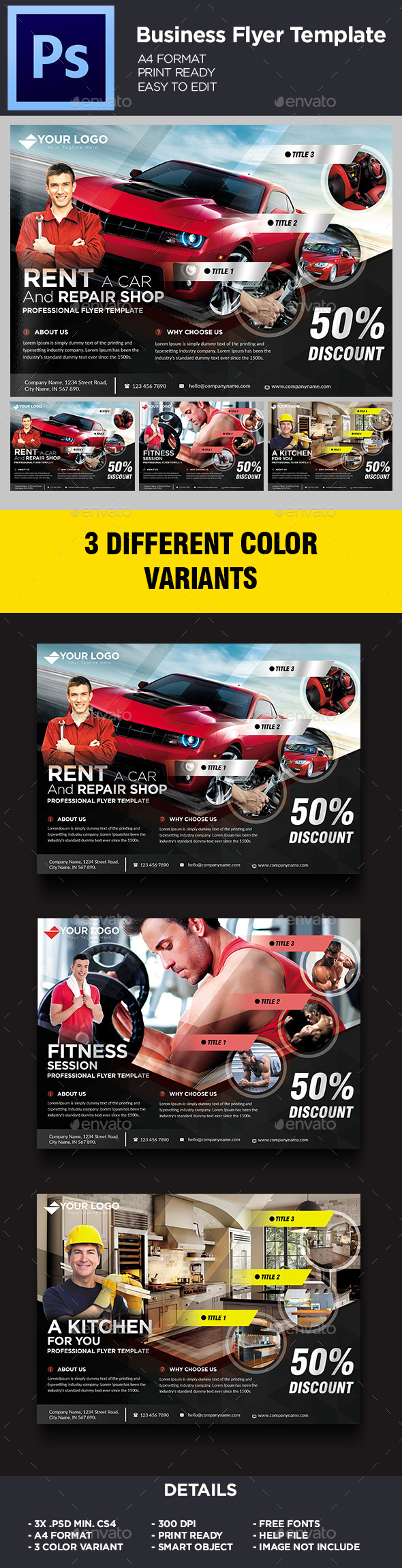 Business Flyer Template - Commerce Flyers