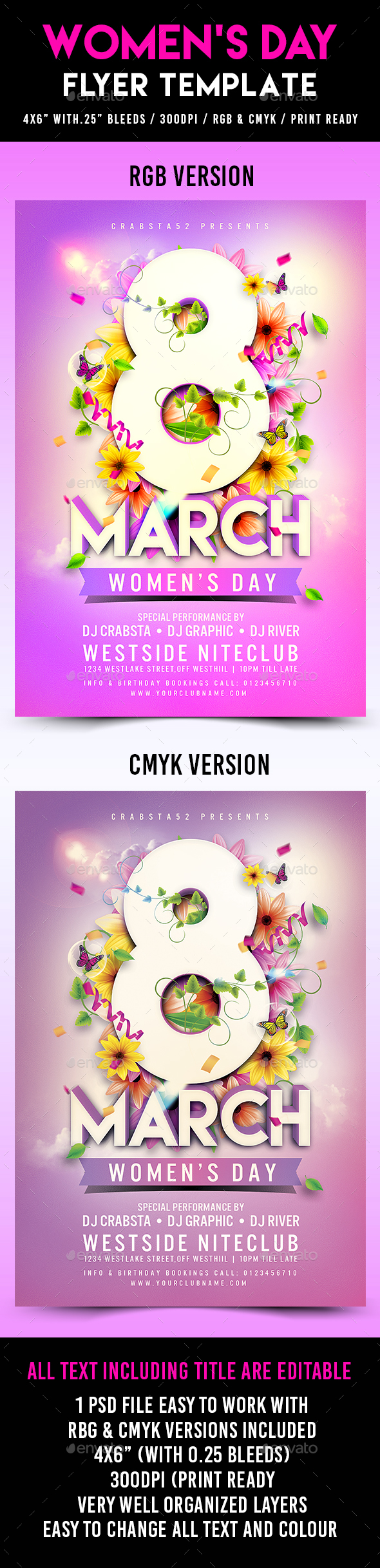 Women's Day Flyer Template - Events Flyers