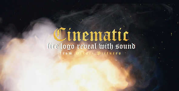 Cinematic Fire Logo - VideoHive 19506779
