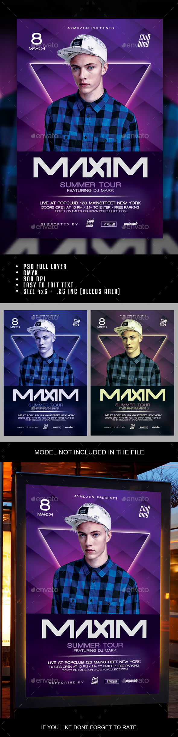 DJ Flyer - Clubs & Parties Events
