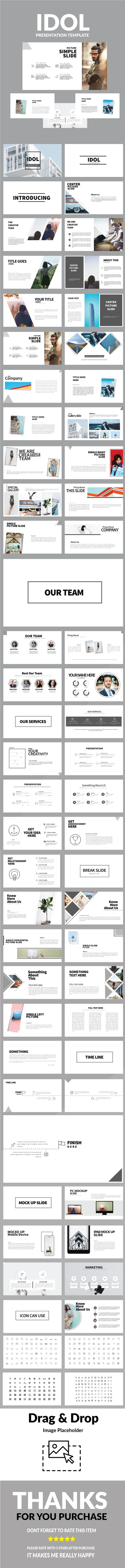 Idol Multipurpose Powerpoint - PowerPoint Templates Presentation Templates