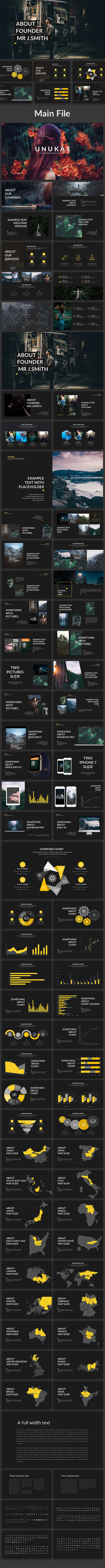 Unukas - Creative Google Slide Template - Google Slides Presentation Templates