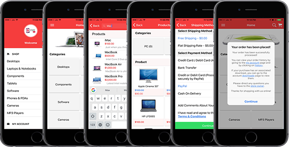 Opencart Mobile App - CodeCanyon Item for Sale
