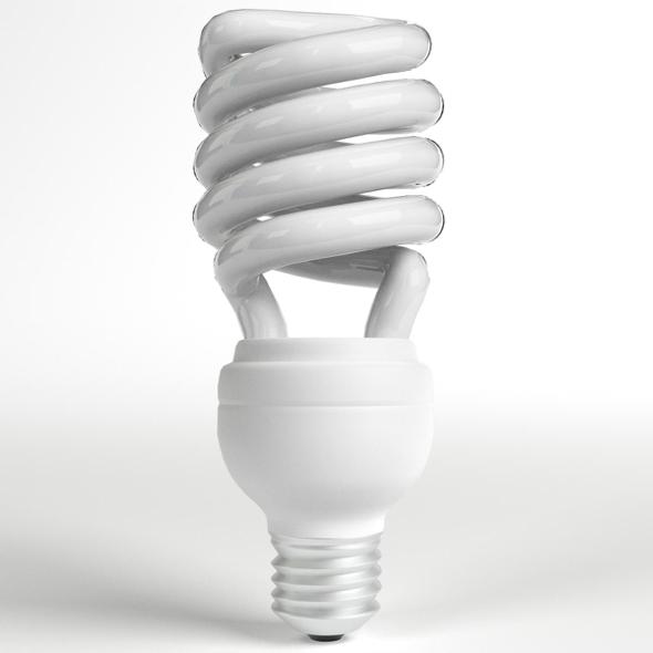 CFL Spiral Light Bulb Lamp - 3DOcean Item for Sale