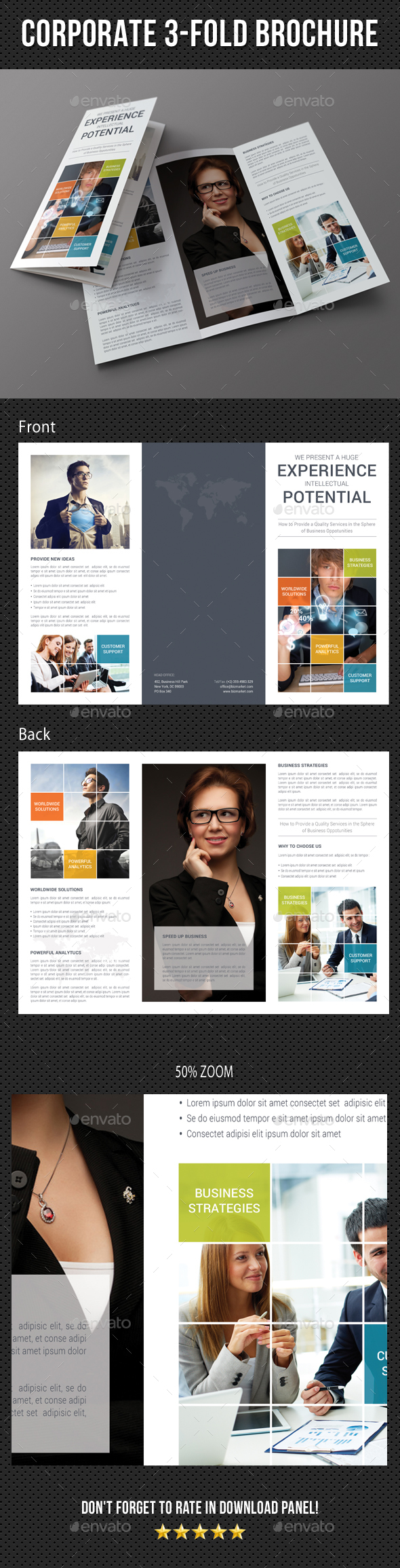 Corporate Business 3-Fold Brochure 04 - Corporate Brochures