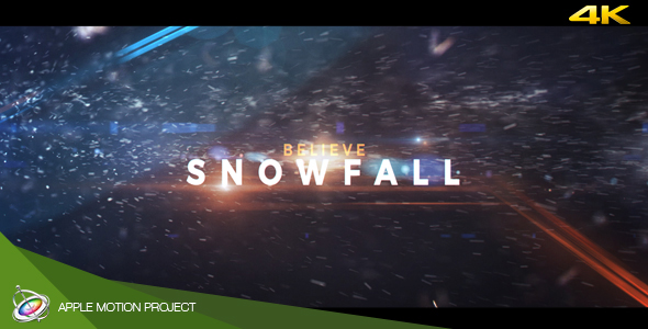 Snowfall - Dramatic Trailer Apple Motion