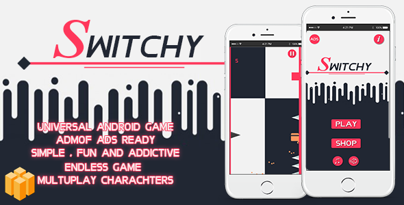 Switchy Game Template | Admob (Banner + Interstitial ) +in game purchase - CodeCanyon Item for Sale