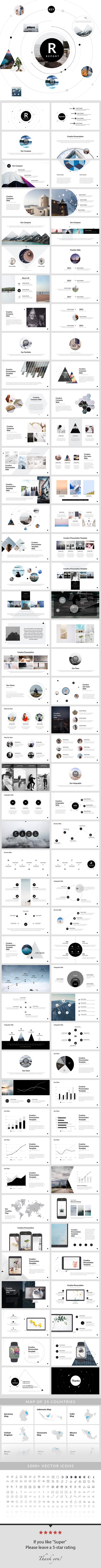 Report - Keynote Presentation Template - Creative Keynote Templates