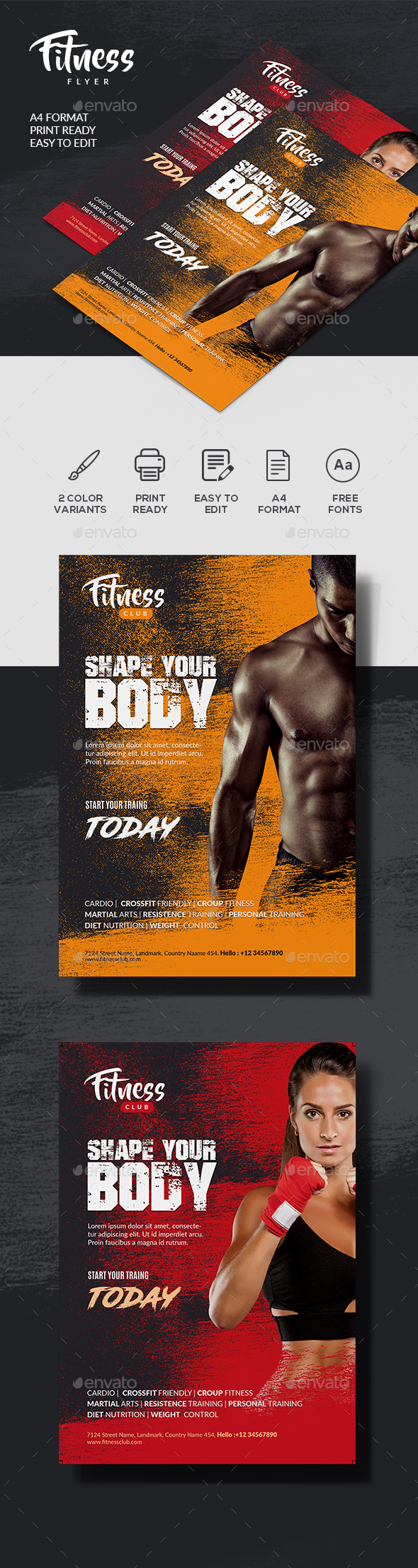 Fitness Flyer - Sports Events