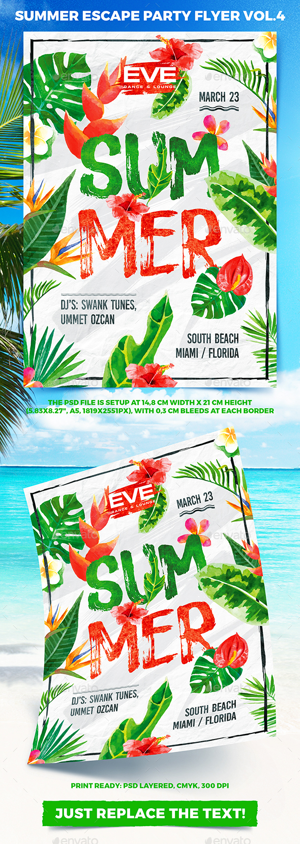 Summer Escape Party Flyer vol.4 - Clubs & Parties Events