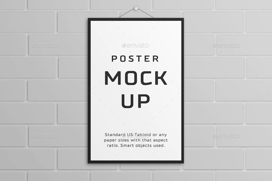 Download Poster Mock Up - Tabloid by Mileswork | GraphicRiver