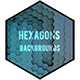 Animated Hexagon Background Looped - VideoHive Item for Sale