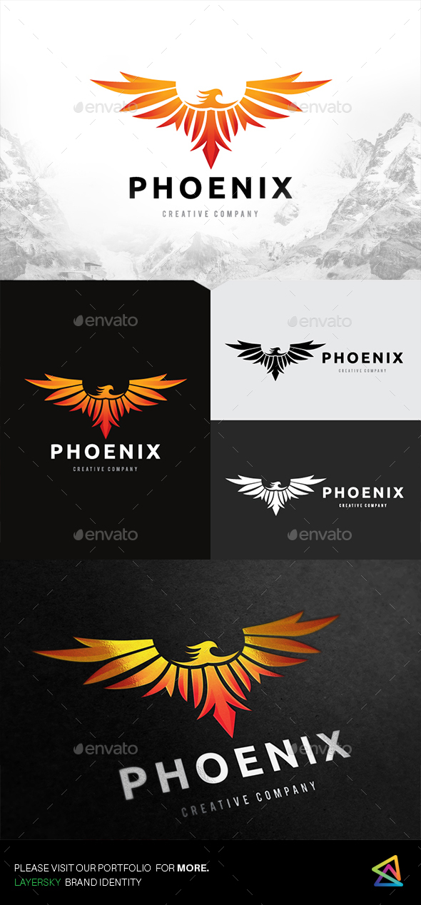 Phoenix Logo - Animals Logo Templates