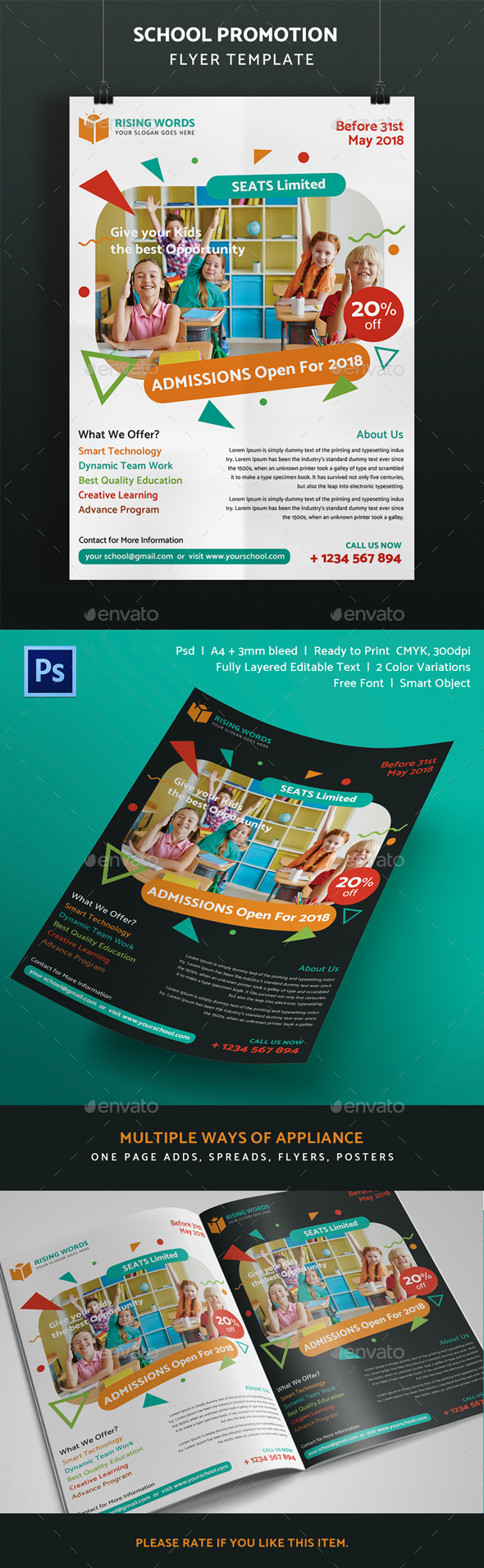 School Flyer - Flyers Print Templates