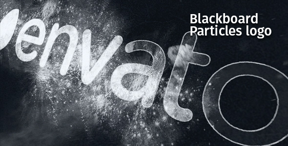 Blackboard Particles Logo