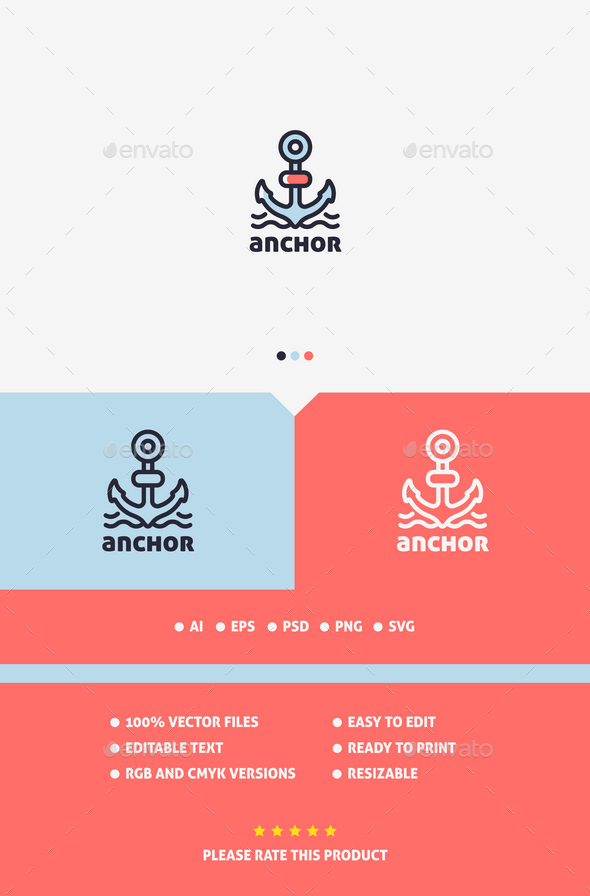 Anchor Logo Template - Objects Logo Templates