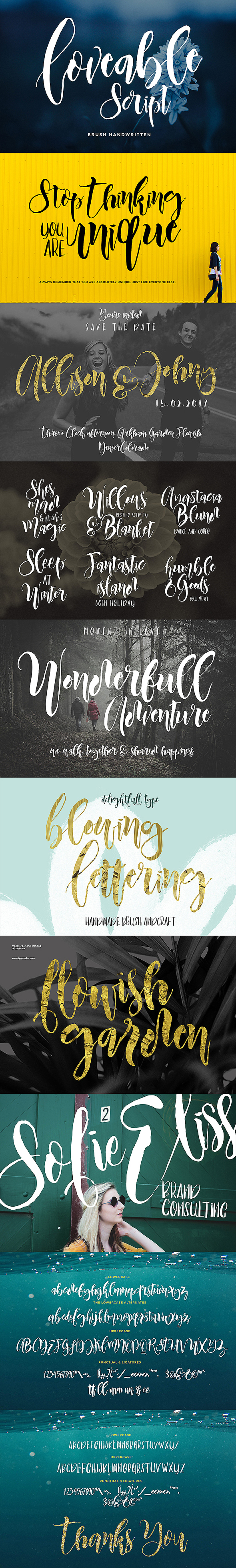 Loveable Script Font Duo - Hand-writing Script