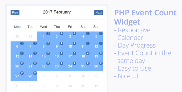 PHP Event Count - CodeCanyon 19481903