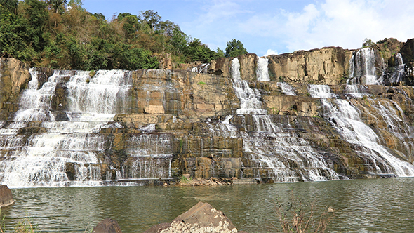 Majestic Pongour Waterfall, Vietnam
