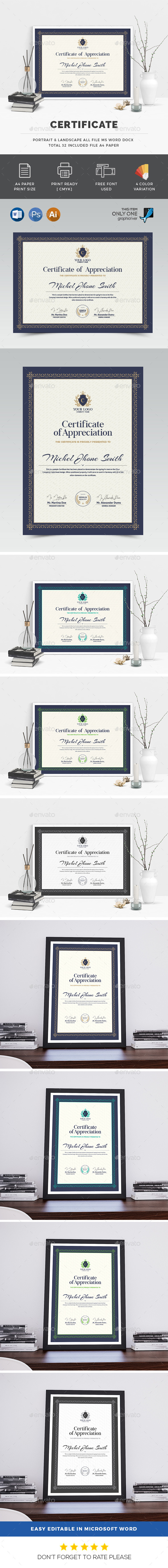 Certificate - Certificates Stationery