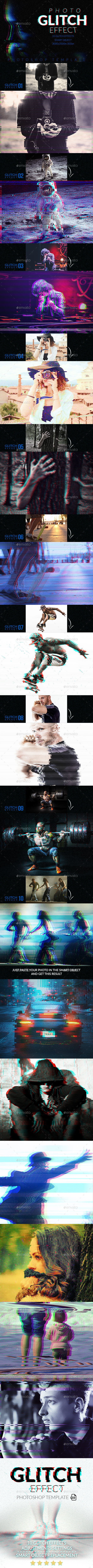 Glitch Effect Creator - Photo Templates Graphics