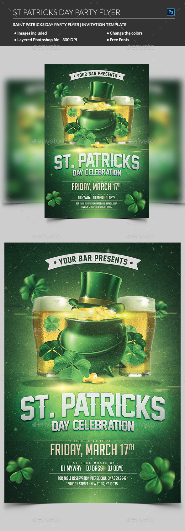 St Patricks Day Flyer - Events Flyers