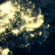 South Korea Map Night Lighting Close View HD - VideoHive Item for Sale