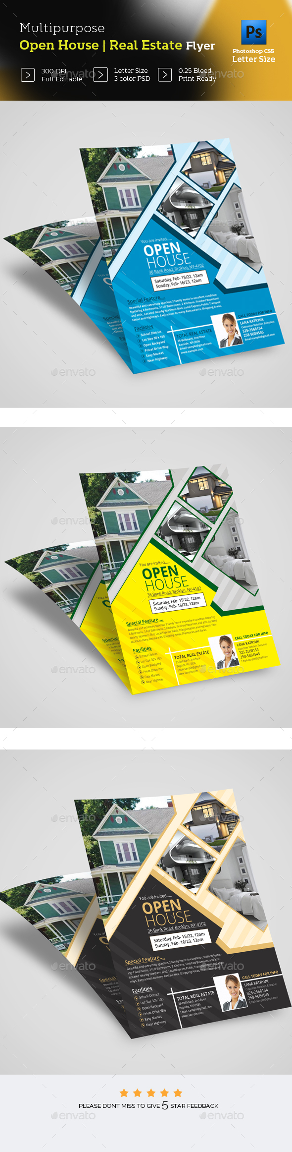 Open House Real Estate Flye - Commerce Flyers