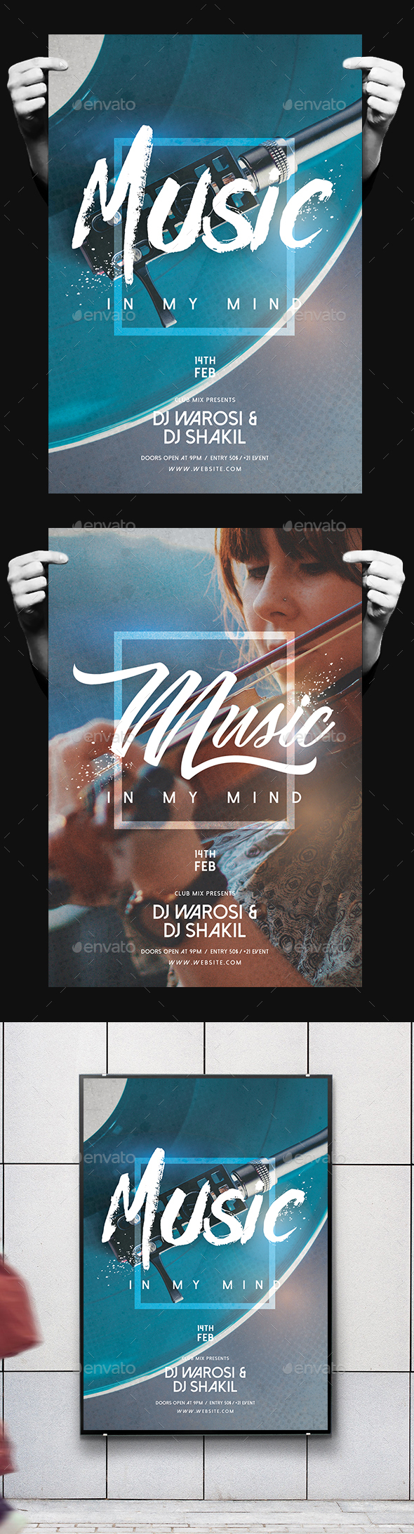 Music Party Flyer - Clubs & Parties Events