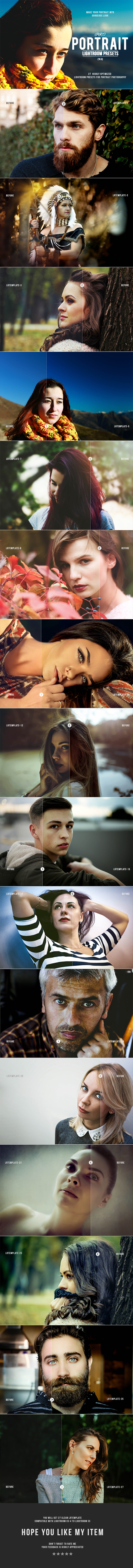 Pro Portrait Lightroom Presets - Lightroom Presets Add-ons