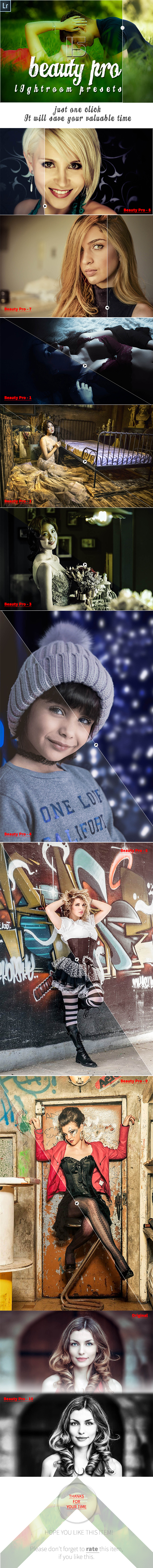 15 Beauty Pro Lightroom Presets - Lightroom Presets Add-ons