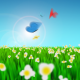 Butterflies Grass Flowers Butterflies Grass Flowers - VideoHive Item for Sale