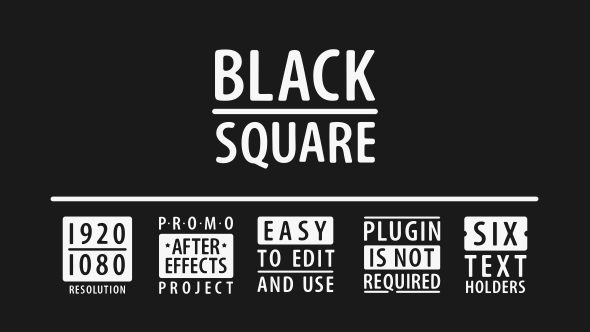 Black Square - VideoHive 19517354