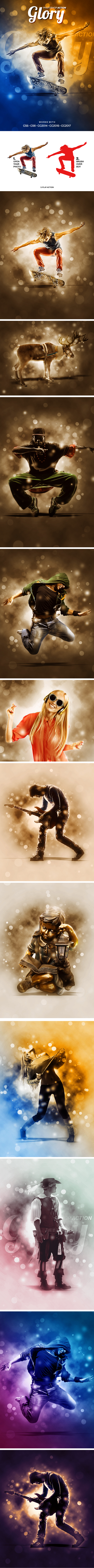 Glory Photoshop Action - Photo Effects Actions