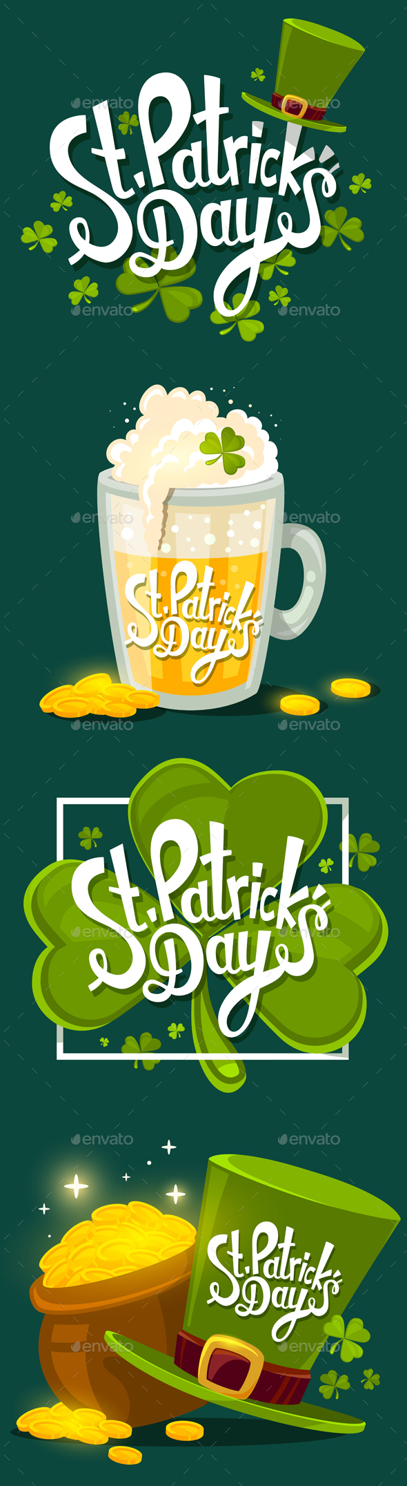 Collection of St. Patrick's Day Greetings - Miscellaneous Seasons/Holidays