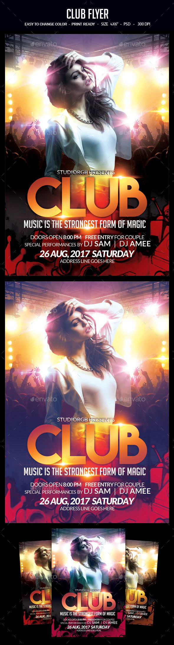Club Flyer - Clubs & Parties Events