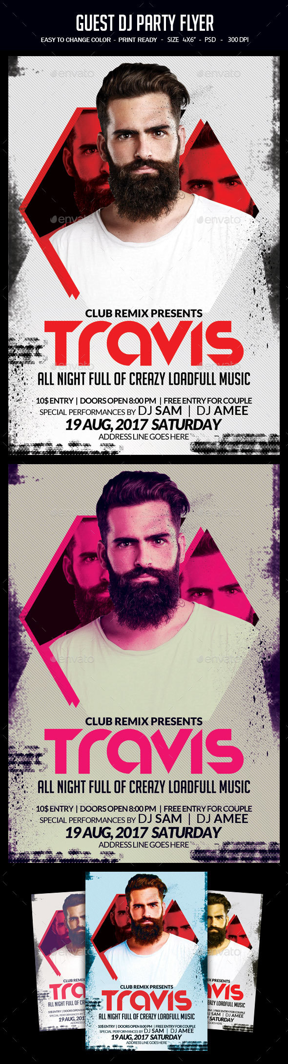 Guest Dj Party Flyer - Clubs & Parties Events