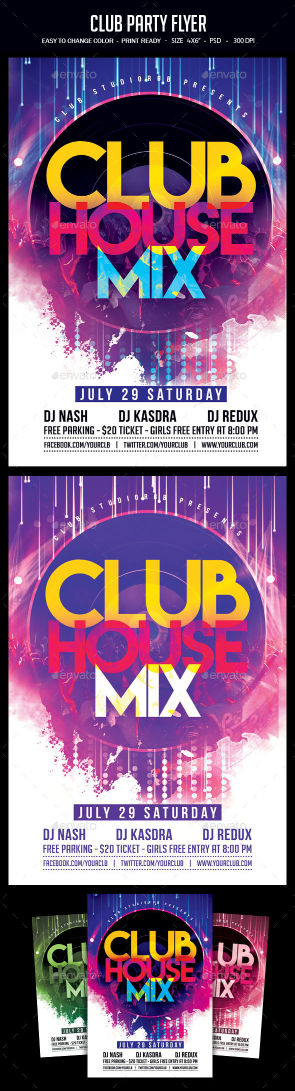 Club Party Flyer - Clubs & Parties Events