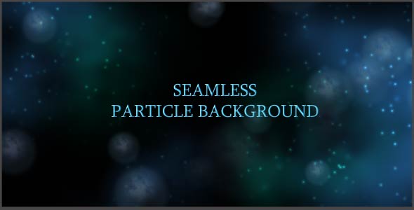 Greenish Blue Dust Particle Background