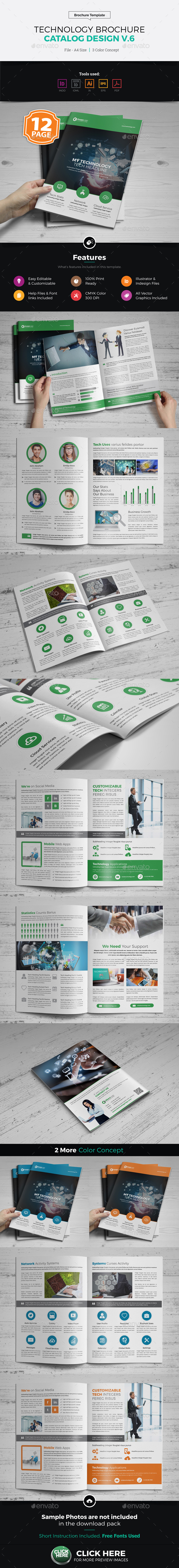 Technology Brochure Catalog Design v6 - Corporate Brochures
