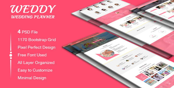 Weddy - Wedding - ThemeForest 19448419