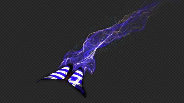 Greece Flag Butterfly Gorgeous Particle Light Trailing Flying V2
