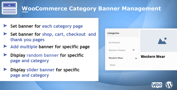 Woocommerce Category Banner Management - CodeCanyon Item for Sale
