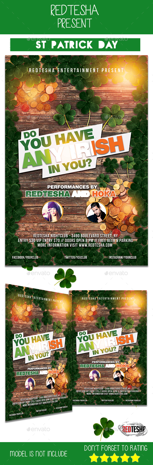 St Patrick Days Flyer - Events Flyers